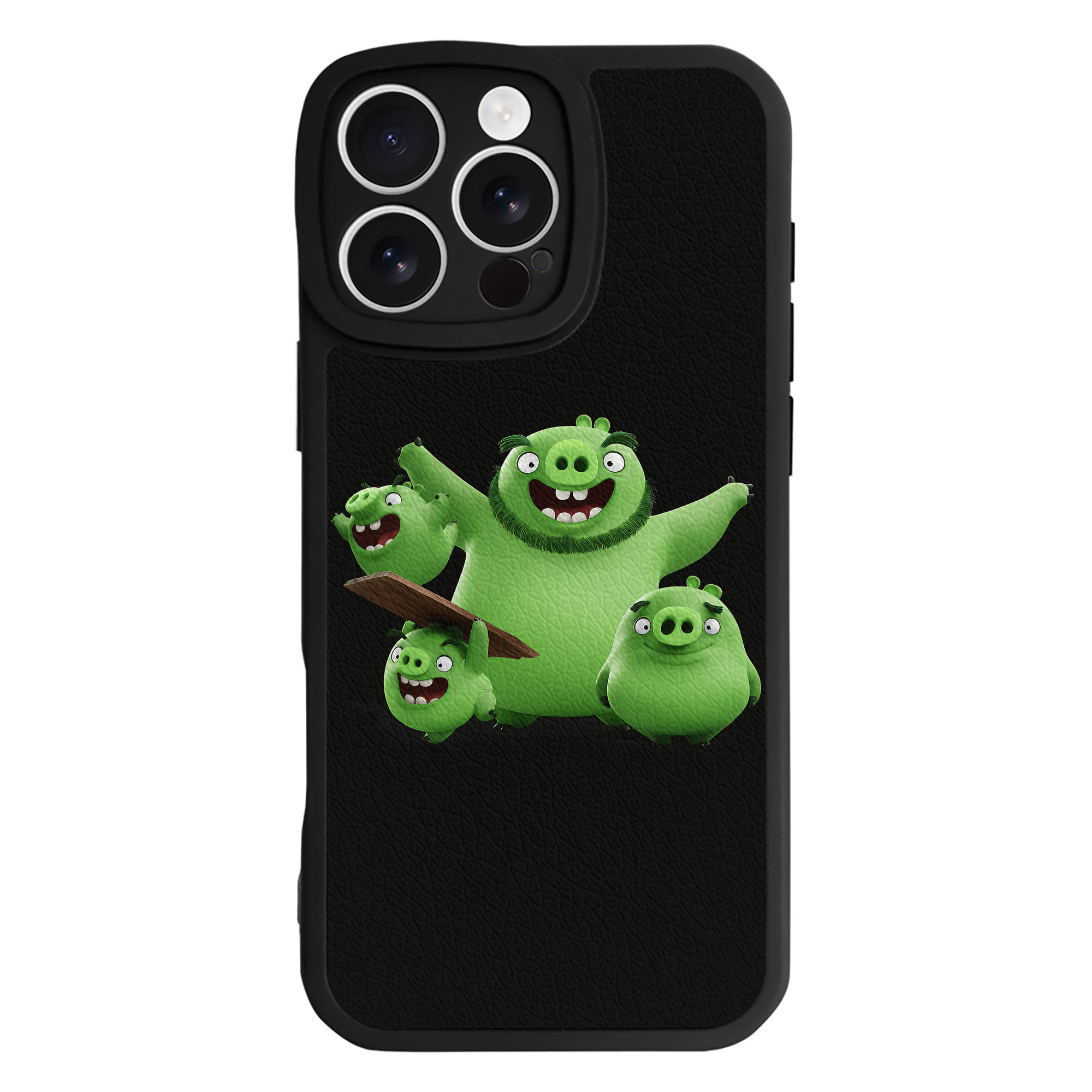 （画像用） Angry Birds アングリーバード 【iPhone 16シリーズ対応】シリコンスマホケース（レザー調） 材質：シリコン